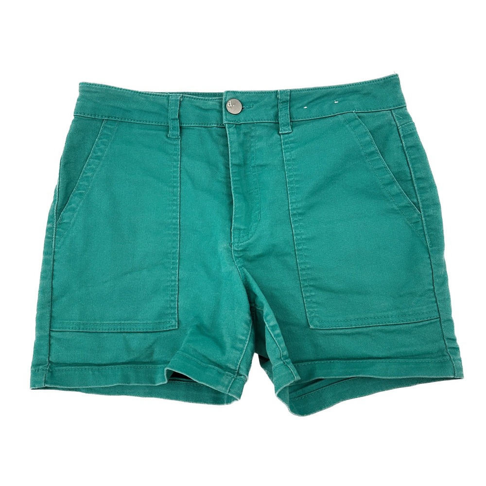 D. Jeans Utility Womens size 6 Green Denim Jean Shorts